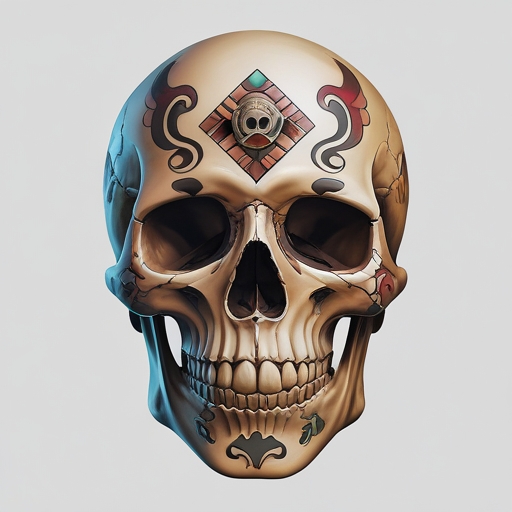 Skull Mayan