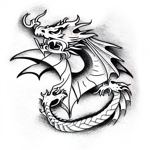 Dragon To Wrap Around Arm