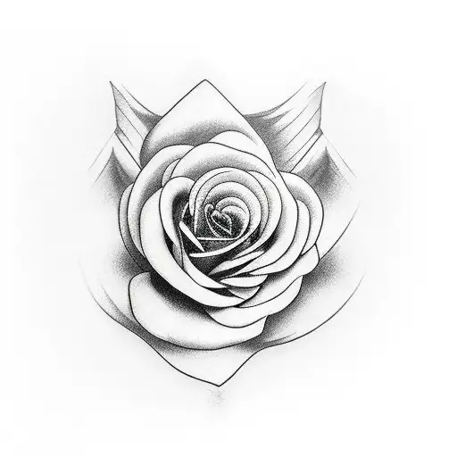 Big Wing Coming From A Rose