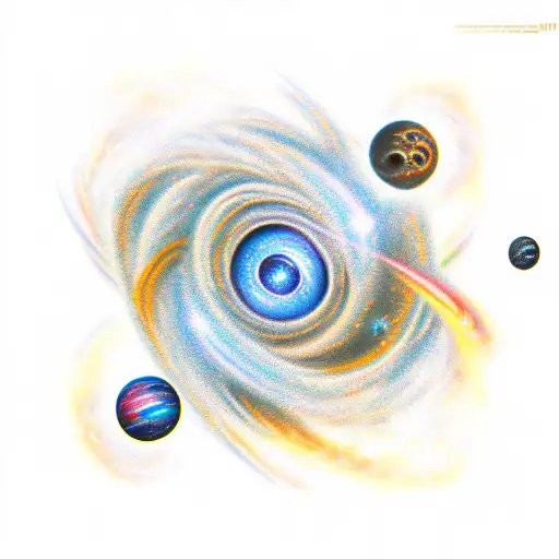 Space Galaxy Black Hole