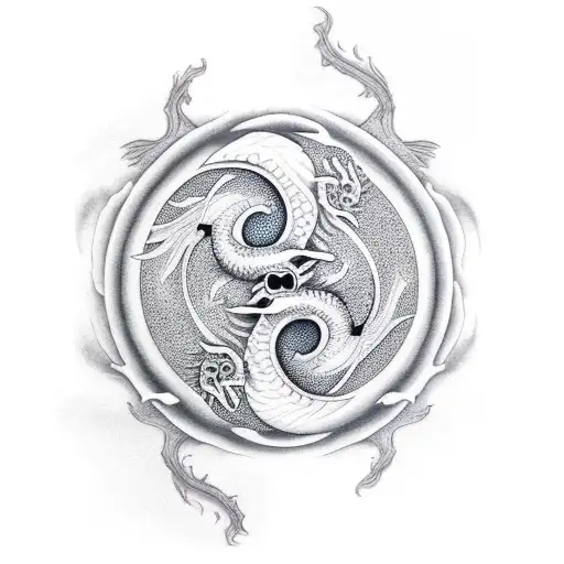 Dragon Yin And Yang