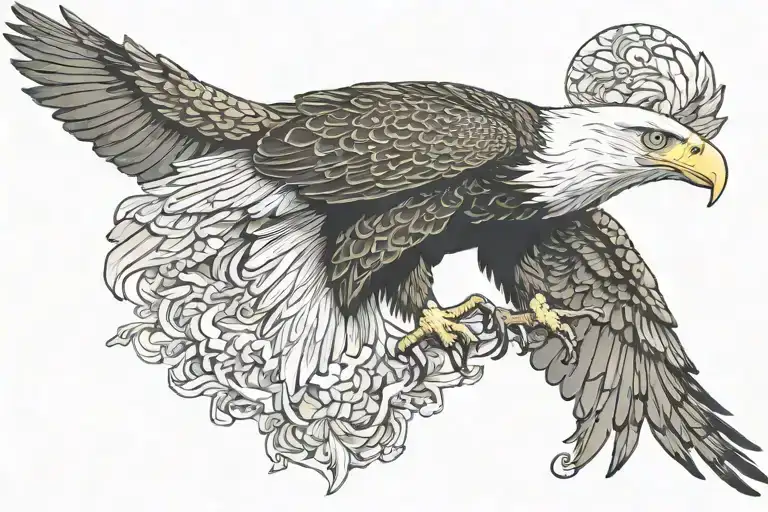 Bald Eagle And Chicka Dee