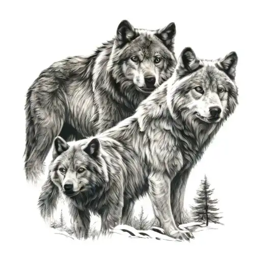 Wolf And Bear