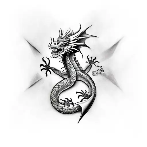 Dragon Holding A Heart