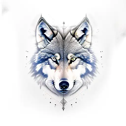 Viking Sleeve With Wolf Halfmoon