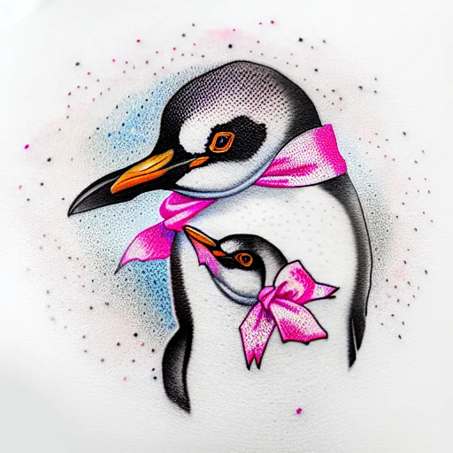 Pink Baby Girl Penguin