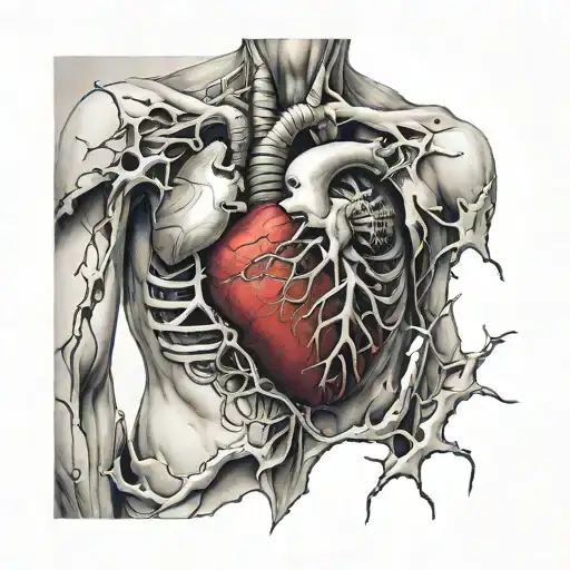 Anatomy Heart In A Broken Torso