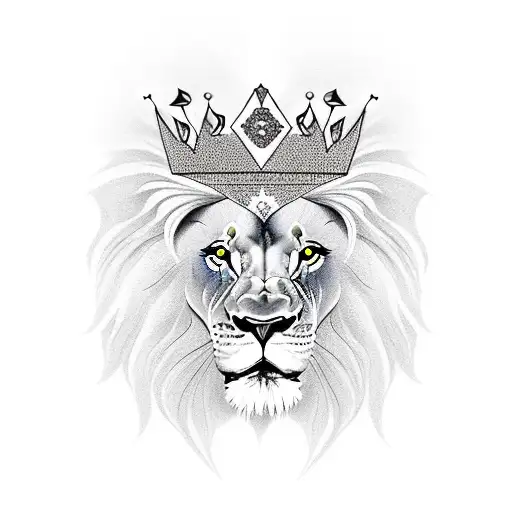 Lion With Crown