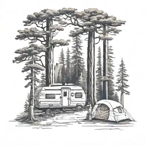 Redwood Trees With Camping And 649