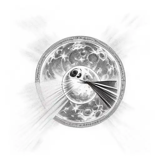 Dashound Flying To The Moon