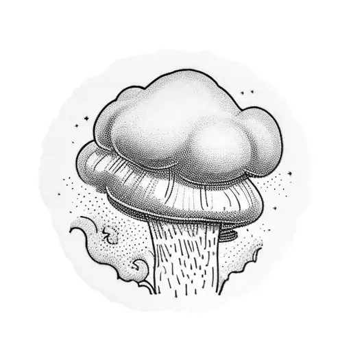 Colourful Mushroom Cloud