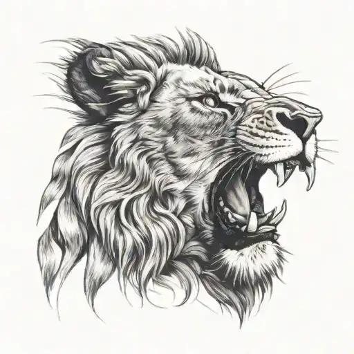 Front On Lion