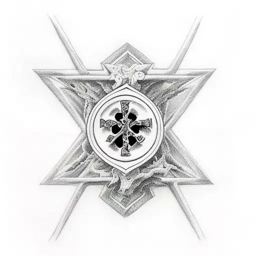 Christian Angle Of Death With Cross