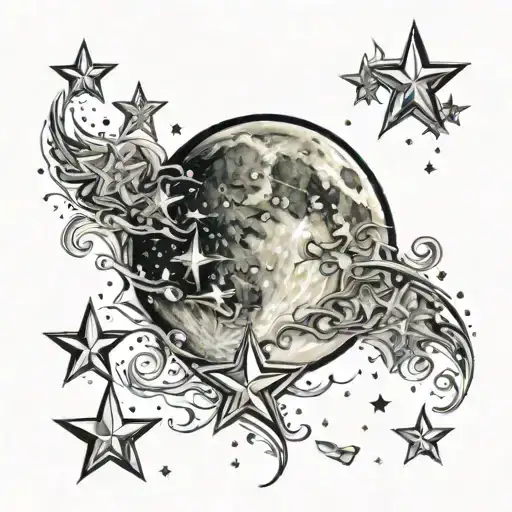 Moon And Stars