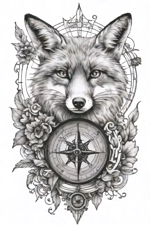Fox With Compass