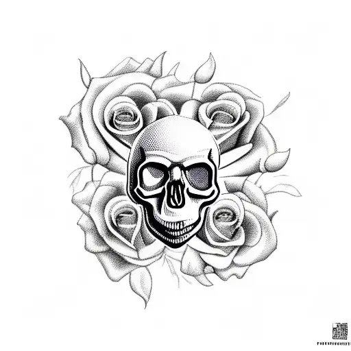 Skull And Roses