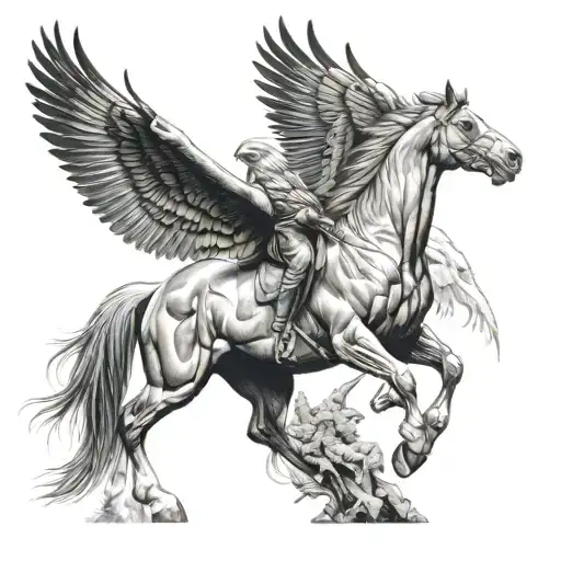 Horse And Eagle