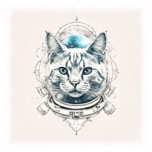 Cat Head In Space Galactics