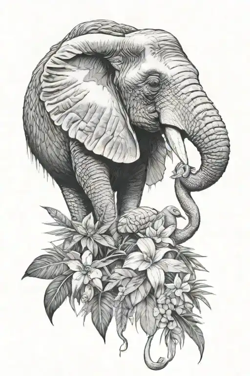 Elephant Hawk Flamingo