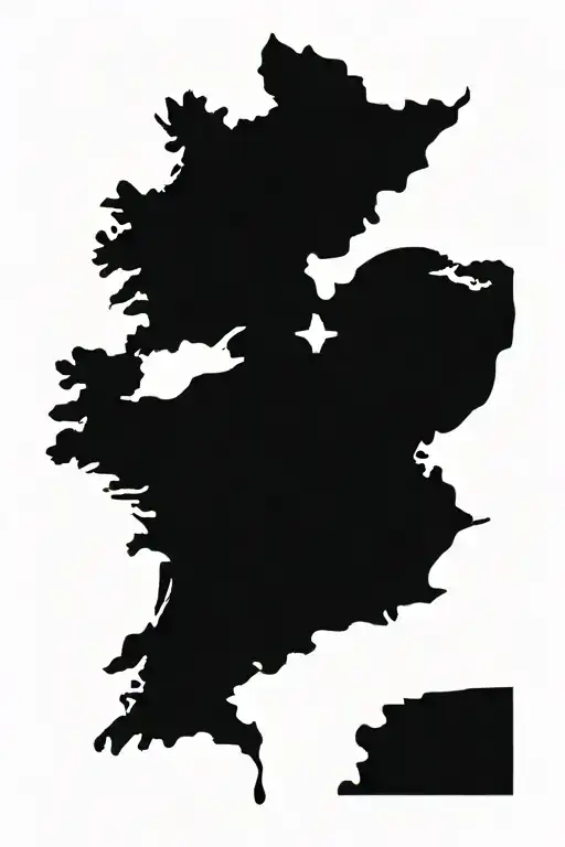 Map Compas Pocket Watch Black