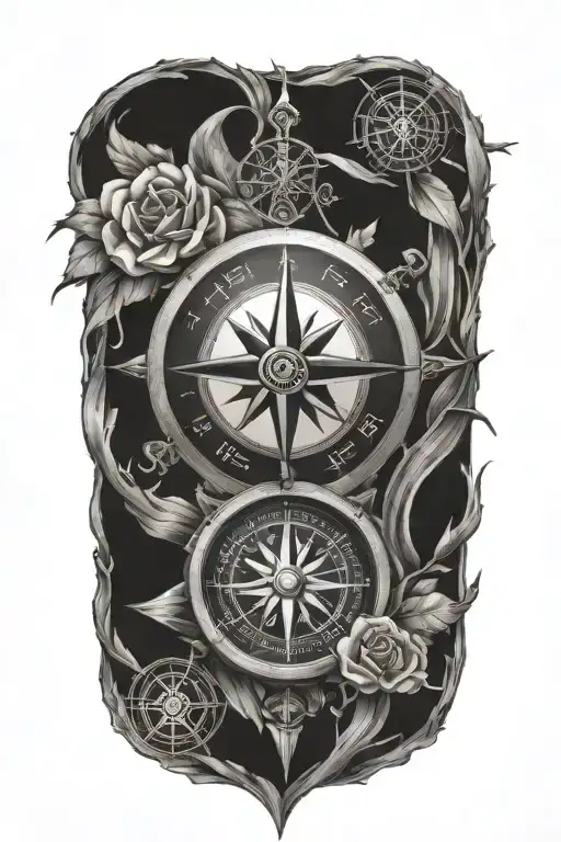 Compass Rose Intertwined