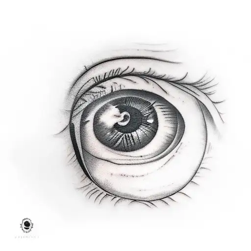 Eye With Rose Hand