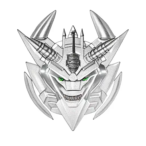 An Intricate Portrait Of Aggron With Its Metallic Armor Shining In A Realistic Style