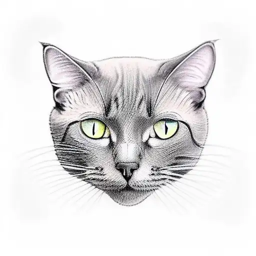 A Black Cat With Yellow Eyes For My Hand