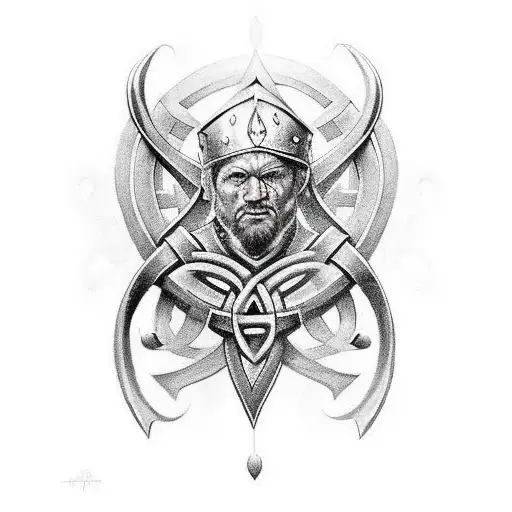 Celtic Warrior Fighting