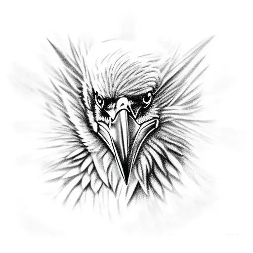 Raven With A Mean Look In His Eyes