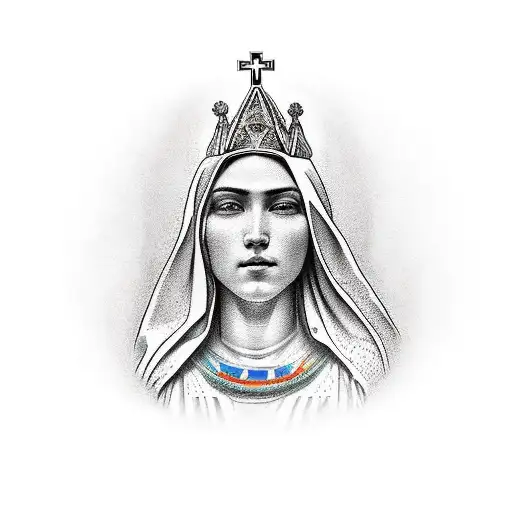 Virgen De La Piedad Sonriendo De Miguel Angel