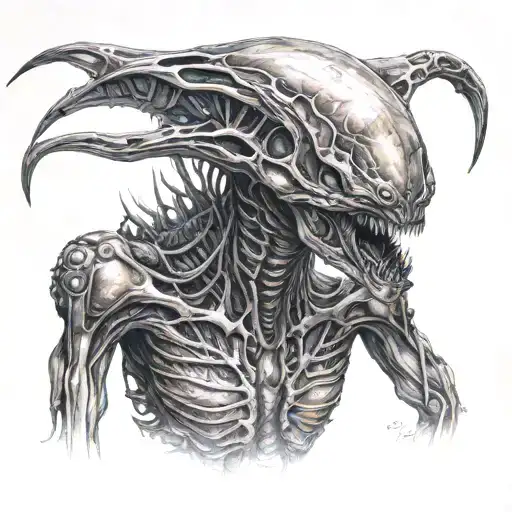 Alien Queen From The Alien Movie Saga