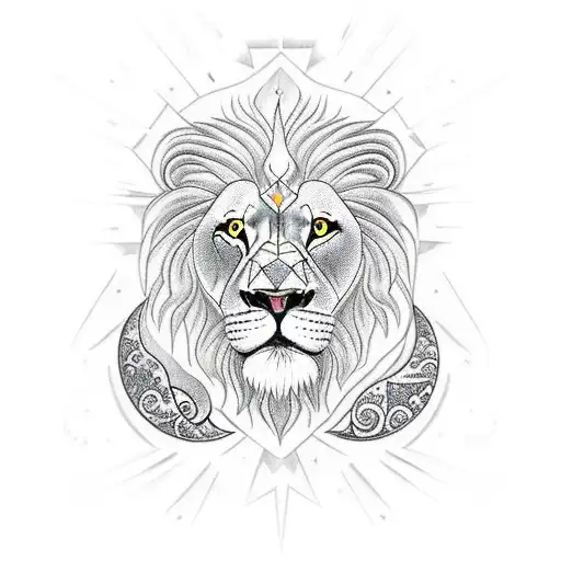 History Constelacion Lion And The Moon