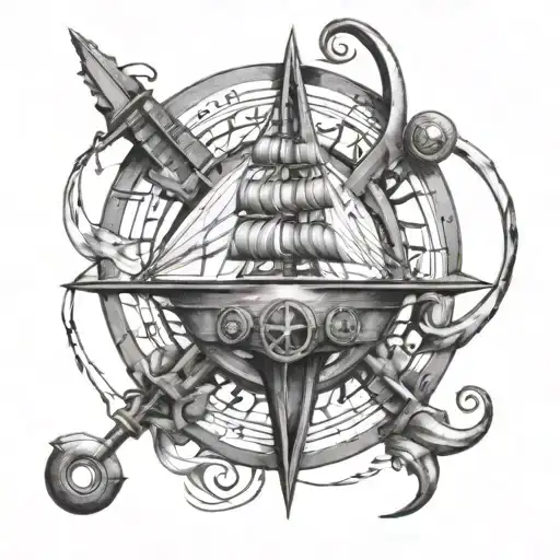 A Trihulll Symbol Incorporating Elements Of Fitness And Self-belief