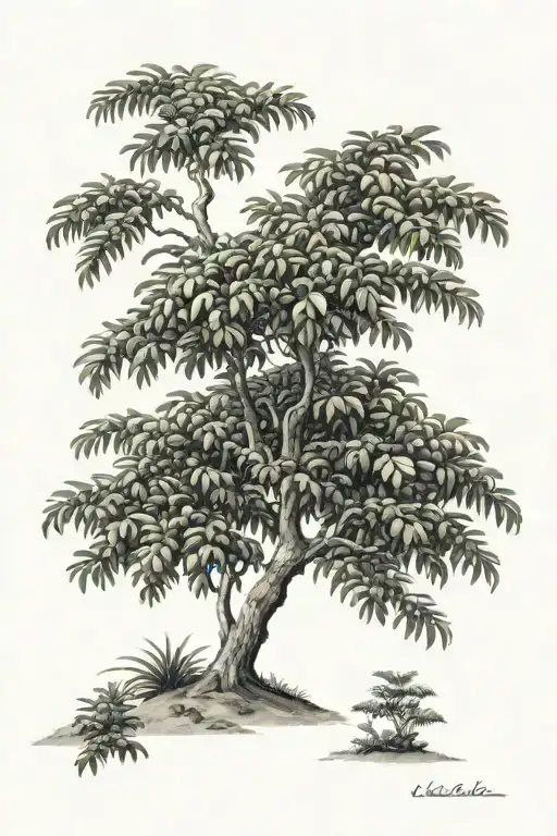 African Acacai Tree Landscape