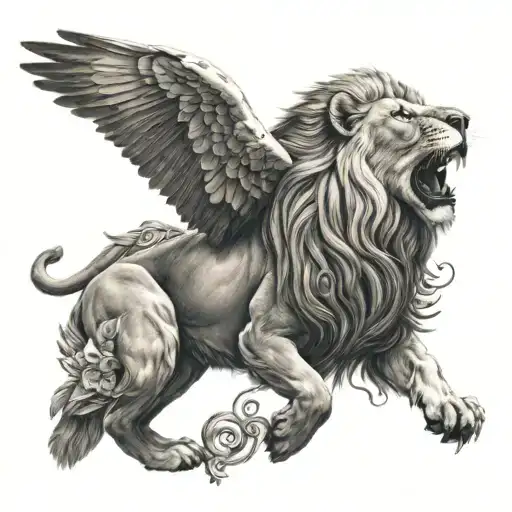 Lion And Dove