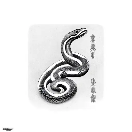 Snake Around The Hand