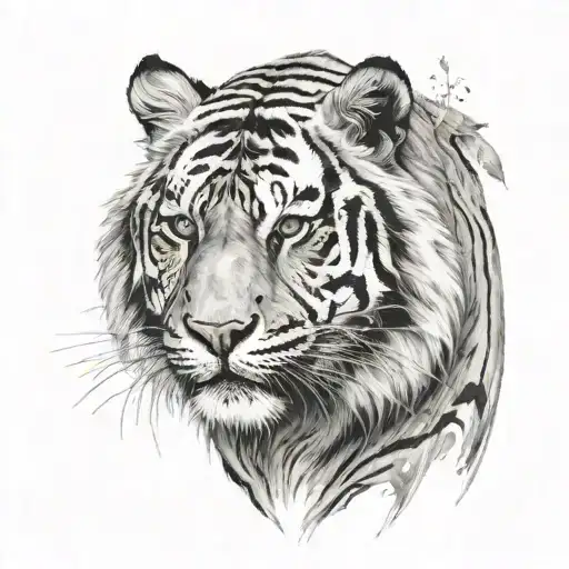 A Unique Full Arm Tiger