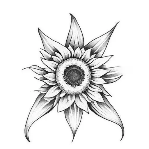 Guitar With Sunflower And Butterfly