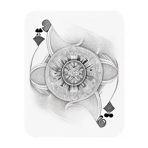 Playing Card With Fan