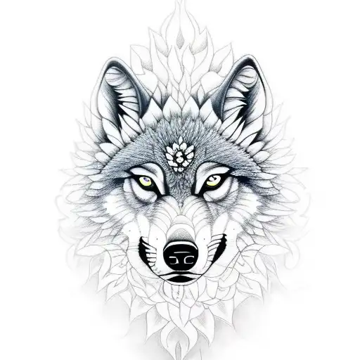 Flower Becoming Wolf