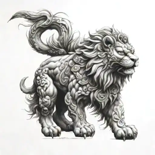 Tibetan Snow Lion