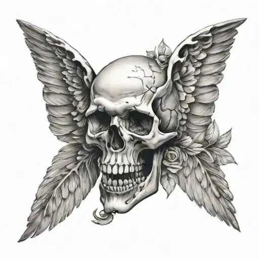 Skull And Wings
