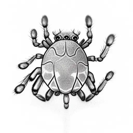 Realistic Spider Crawling Down Arm