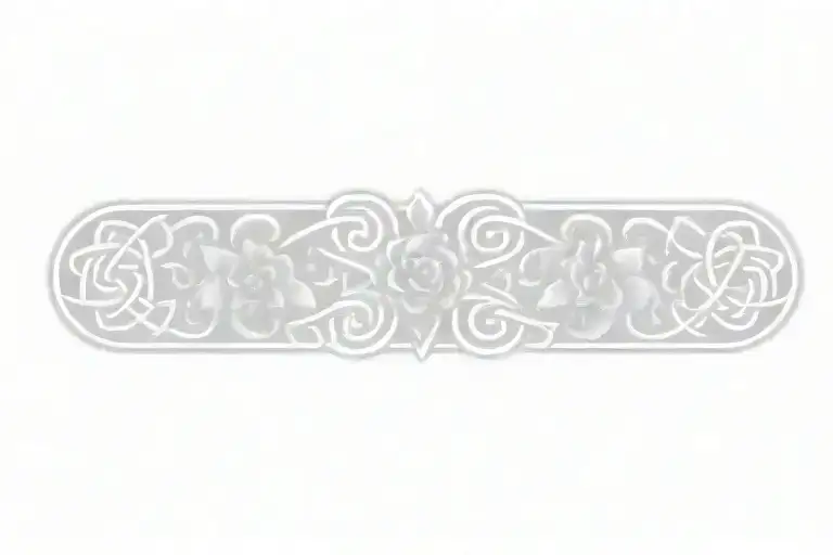 Celtic Knot With Flowers