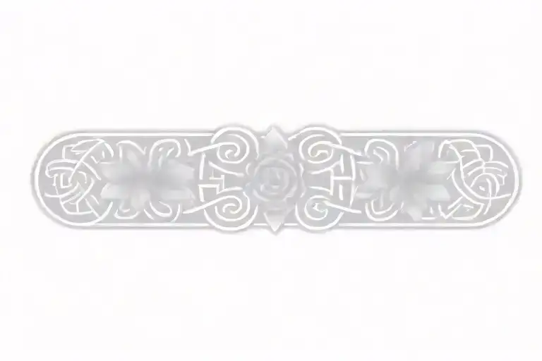 Celtic Knot With Flowers