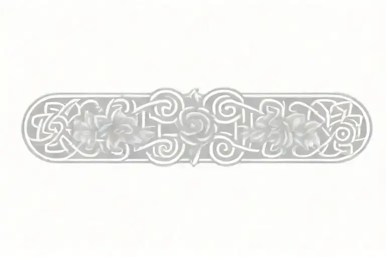 Celtic Knot With Flowers