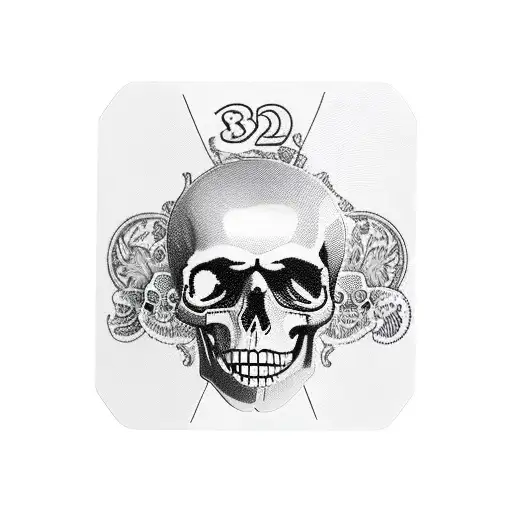 Full Sleeve With Skulls Money Cards Time