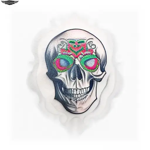 Skull With Kevlar And Optics