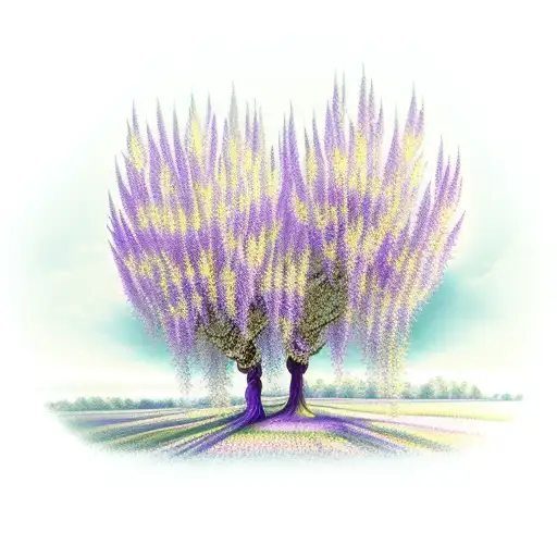 Purple Flowering Willow Tree